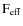 ${\rm F_{eff}}$