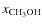 $x_{\rm CH_3OH}$