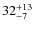 $\rm 32^{+13}_{-7}$