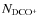 $N_{\rm DCO^+}$