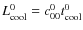 $L_{\rm cool}^{0} = c_{00}^{0} t_{\rm cool}^{0}$
