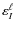 $\varepsilon_I^{\ell}$