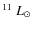 $^{11}~L_{\odot}$