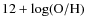 $12 + \log({\rm O/H})$
