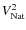 $V^{2}_{\rm Nat}$