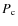 $P_{\rm c}$