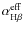 $\alpha^{\rm eff}_{\rm H\beta}$