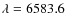 $\lambda= 6583.6$