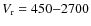 $V_{\rm r}=450{-}2700$