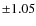 $\pm1.05$