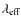 $\lambda_{\rm eff}$
