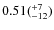$\rm0.51(^{+7}_{{-12}})$