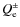 $Q_{\rm e}^{\pm}$