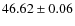 $46.62\pm0.06$