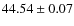 $44.54\pm0.07$