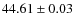 $44.61\pm0.03$