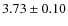 $3.73\pm0.10$
