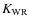 $K_{{\rm WR}}$