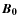 $\vec{B_0}$