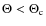 $\Theta <
\Theta_{\rm c}$