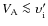 $V_{\rm A} \la
\upsilon'_{\rm i}$