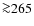 ${\ga}265$