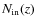 $N_{\rm in}(z)$