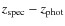 $z_{\rm spec} - z_{\rm phot}$