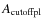 $A_{{\rm cutoffpl}}$