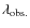 $\lambda_{\rm obs.}$