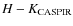 $H - K_{\rm CASPIR}$