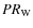 $PR_{\rm W}$