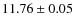 $11.76 \pm 0.05$