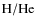 $\textup{H}/\textup{He}$