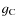 $g_{\rm C}$