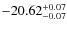 $-20.62^{{\rm + 0.07}}_{{\rm -0.07}}$