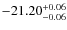 $-21.20^{{\rm + 0.06}}_{{\rm -0.06}}$