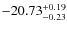 $-20.73^{{\rm + 0.19}}_{{\rm -0.23}}$