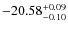 $-20.58^{{\rm + 0.09}}_{{\rm -0.10}}$