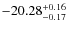 $-20.28^{{\rm + 0.16}}_{{\rm -0.17}}$
