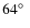 $64\hbox{$^\circ$ }$