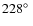 $228\hbox{$^\circ$ }$
