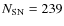 $N_{\rm SN}=239$