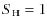 $S_{\rm H}=1$