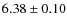 $6.38\pm 0.10$