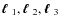 $\mbox{\boldmath$\ell$ }_1,\mbox{\boldmath$\ell$ }_2,\mbox{\boldmath$\ell$ }_3$