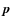 $\mbox{\boldmath$p$ }$
