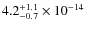 $4.2^{+1.1}_{-0.7}\times10^{-14}$