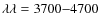 $\lambda\lambda = 3700{-}4700$