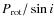 $P_{\rm rot}/\sin i$